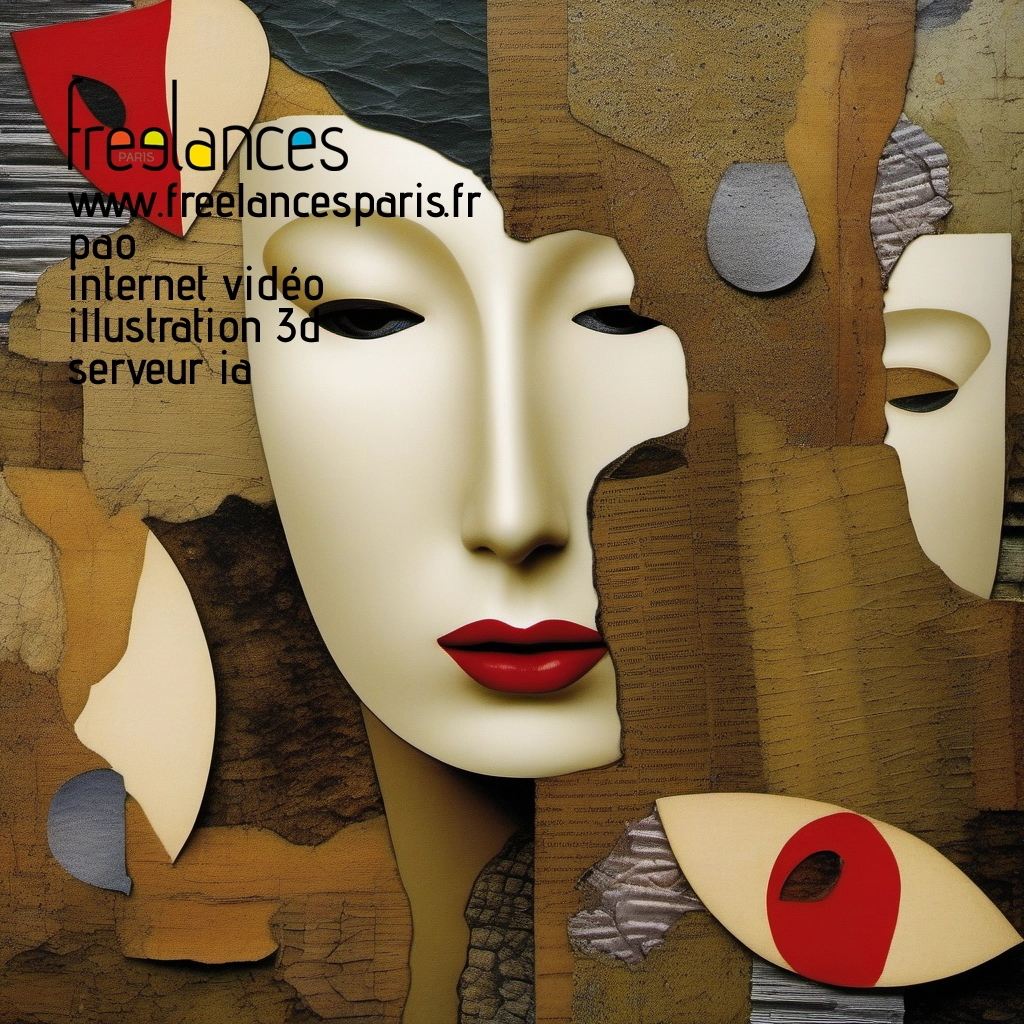 Pao mise en page internet vidéo illustration 3d serveur IA générative AI freelance paris studio de création magazines 4a132l60